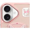 Etui NIMMY Glasses Cool Cat MagSafe do Apple iPhone 16 Różowy Typ Etui nakładka