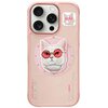 Etui NIMMY Glasses Cool Cat MagSafe do Apple iPhone 16 Pro Różowy