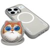 Etui NIMMY Glasses Cool Cat MagSafe do Apple iPhone 16 Pro Szary Model telefonu iPhone 16 Pro