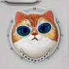 Etui NIMMY Glasses Cool Cat MagSafe do Apple iPhone 16 Pro Szary Typ Etui z podstawką