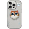 Etui NIMMY Glasses Cool Cat MagSafe do Apple iPhone 16 Pro Szary
