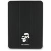 Etui na iPad Pro 11 cali KARL LAGERFELD Saffiano Magnetic Karl&Choupette Czarny Model tabletu iPad Pro 11 cali (5. generacji)