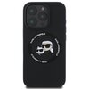 Etui KARL LAGERFELD Silicone Karl&Choupette Heads MagSafe do Apple iPhone 16 Pro Czarny Seria telefonu iPhone