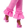 Lalka Barbie Deluxe Style Różowy komplet, spodnie i futerkowy top HYV28 Wiek 4+