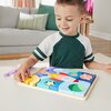 Puzzle FISHER PRICE Kosmos HXY42 (42 elementy) Rodzaj Drewniane