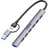 Hub UNITEK uHUB S7 7w1 USB Typu C, Pasywny