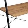Biurko LOFTINSPIRED Arvika Craft Struktura blatu Drewno