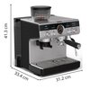 Ekspres  KRUPS Precision+ XP804T Rodzaj ekspresu Ciśnieniowy