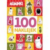 Książka z zadaniami Muminki 100 naklejek (miękka okładka)