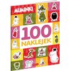 Książka z zadaniami Muminki 100 naklejek (miękka okładka) Płeć Dziewczynka
