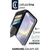 Etui CELLULARLINE Book Agenda do Samsung Galaxy S25 Czarny Kompatybilność Samsung Galaxy S25