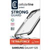 Etui CELLULARLINE Tetra Force Strong Guard do Samsung Galaxy S25 Przezroczysty Marka telefonu Samsung