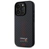 Etui RED BULL Carbon Fiber Power Bar MagSafe do Apple iPhone 15 Pro Czarny Seria telefonu iPhone