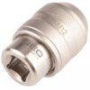 Metalowy adapter do gwintowników z widocznym napisem "M5-M12" oraz logo "NEO TOOLS" na powierzchni. Produkt ma teksturowaną powierzchnię dla lepszego chwytu.