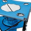 Zestaw mebli turystycznych PLATINET PCS033 Szaro-niebieski Materiał Poliester