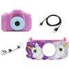 Aparat dla dzieci LEXIBOOK 3D Unicorn Różowy DJ078UNI Wielkość ekranu LCD [cal] 2