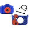 Aparat dla dzieci LEXIBOOK 3D Spider-Man Niebieski DJ078SP Wielkość ekranu LCD [cal] 2