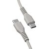 Kabel USB-C - USB-C QUALO QKN-CC-18 1.5 m Szary Gwarancja 12 miesięcy