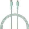 Kabel USB Typ-C - Lightning QUALO Ultimate QKN-CL-21 12W 1.5 m Miętowy