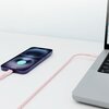 Kabel USB Typ-C - Lightning QUALO Ultimate QKN-CL-16 1.5 m Różowy Długość [m] 1.5