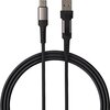 Kabel USB-C - USB-C/USB-A QUALO Ultimate QKN-2w1-CCA-01 1.2 m Czarny