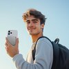 Powerbank indukcyjny QUALO QMPB5-20-18 MagSafe 5000 mAh Szary Pojemność nominalna [mAh] 5000