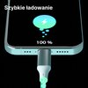 Kabel USB-A - USB-C QUALO Ultimate QCS-AC-00 1 m Biało-srebrny Złącze 2 USB-C