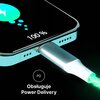 Kabel USB-A - USB-C QUALO Ultimate QCS-AC-00 1 m Biało-srebrny Dedykowany model Urządzenia posiadające port USB Typ-C