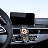 Uchwyt samochodowy QUALO Transparent QTUS-K-15-18 Szary Kompatybilność Apple Magsafe