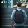 Plecak na laptopa QUALO Ultimate QPS-W-BZ-01 15.6 cali Czarny Funkcje dodatkowe Gruba wyściółka