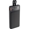 Powerbank QUALO Transparent QTPB10-LD-23-01 10000 mAh Czarny