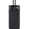 Powerbank QUALO Transparent QTPB10-LD-23-01 10000 mAh Czarny Prąd wyjściowy [A] 1.5