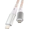 Kabel USB-C - Lightning QUALO Ultimate QCS-CL-00 1 m Biało-srebrny Obsługiwane zasilanie [W] do 60