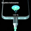 Kabel USB-C - Lightning QUALO Ultimate QCS-CL-00 1 m Biało-srebrny Dedykowany model Urządzenia z wejściem Lightning