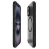 Etui SPIGEN Ultra Hybrid T MagSafe do Apple iPhone 16 Czarny Mat Marka telefonu Apple