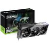 Karta graficzna z trzema wentylatorami i napisem "GEFORCE RTX" na obudowie, przed pudełkiem z logo "iCHILL by INNO3D". Na pudełku widnieją napisy: "GEFORCE RTX 5080", "X3", "16 GB GDDR7", "LOW NOISE", "OC".