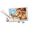 Malowanie po numerach RAVENSBURGER CreArt Lion and Baby 23976 Funkcje rozwojowe Kreatywność
