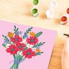 Malowanie po numerach RAVENSBURGER CreArt Bukiet kwiatów Maki 25519 Funkcje rozwojowe Wyobraźnia
