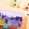 Malowanie po numerach RAVENSBURGER CreArt Lizbona 25522 Funkcje rozwojowe Wyobraźnia