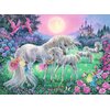 Puzzle RAVENSBURGER Color Star Line Jednorożce w blasku księżyca 13670 (100 elementów) Rodzaj Tradycyjne