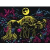 Puzzle RAVENSBURGER Color Star Line Jednorożce w blasku księżyca 13670 (100 elementów) Tematyka Zwierzęta