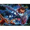 Puzzle RAVENSBURGER Color Star Line Świecące Smoki 13710 (100 elementów) Rodzaj Tradycyjne