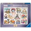 Puzzle RAVENSBURGER Szalone Koty kalendarz 12001452 (1000 elementów)
