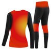 Bielizna podgrzewana MISSION AIR E-Underwear Women Set (rozmiar L) Czarny + 2 x Powerbank Materiał Poliester