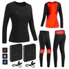 Bielizna podgrzewana MISSION AIR E-Underwear Women Set (rozmiar L) Czarny + 2 x Powerbank Załączona dokumentacja Instrukcja obsługi w języku polskim