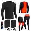 Bielizna podgrzewana MISSION AIR E-Underwear Men Set (rozmiar XL) Czarny + 2 x Powerbank Zasilanie Akumulatorowe