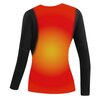 Bielizna podgrzewana MISSION AIR E-Underwear Women Set (rozmiar S) Czarny + 2 x Powerbank Materiał Spandex