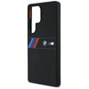 Etui BMW Silicone Middle Tricolor Stripes MagSafe do Samsung Galaxy S25 Ultra Czarny Typ Etui magnetyczne
