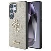 Etui GUESS Fixed Glitter Big 4G Metal Logo do Samsung Galaxy S25 Ultra Złoty