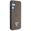 Etui GUESS Grained Hot Stamp Peony Pattern Triangle Logo MagSafe do Samsung Galaxy S25 Brązowy Kompatybilność Samsung Galaxy S25